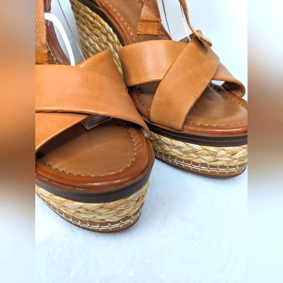 VINCE CAMUTO Pharrah Espadrilles Wedge Platform Ankle Strap Sandals - Picture 3 of 8